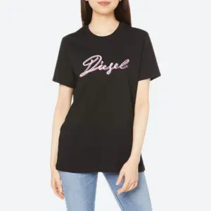 T-shirt Diesel con logo centrale